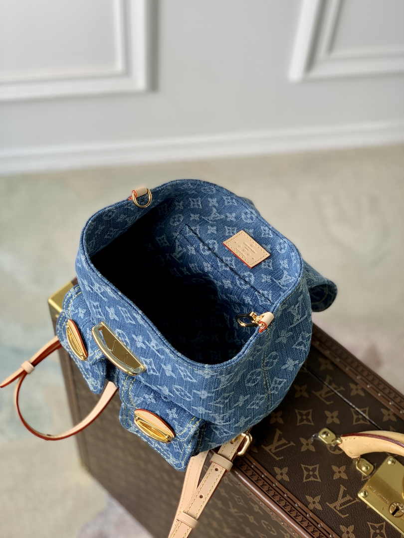 Louis Vuitton Venice Backpack M46836 Denim Blue