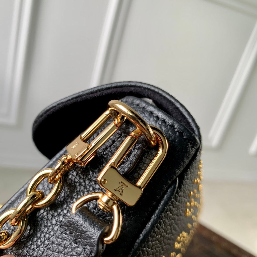 Louis Vuitton Wallet on Chain Ivy M82653 Black Leather - Default Title - View 5