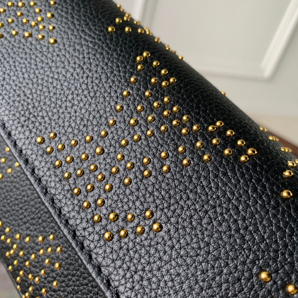 Louis Vuitton Wallet on Chain Ivy M82653 Black Leather - Default Title - View 9
