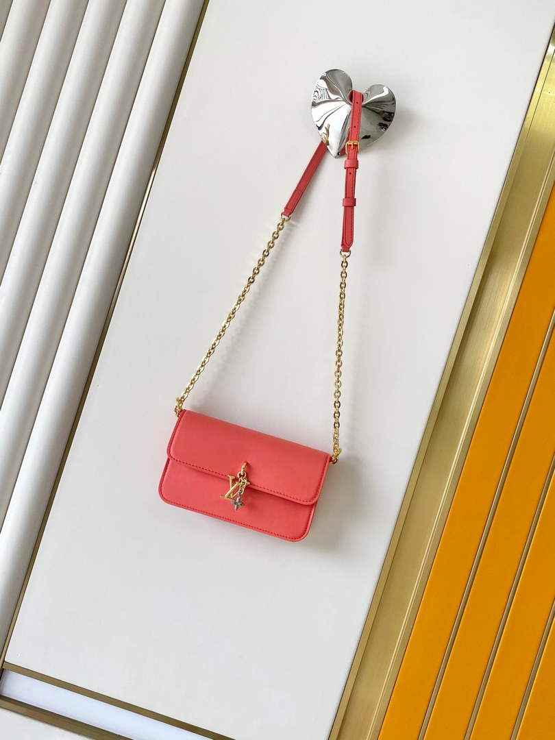 Louis Vuitton Wallet On Chain LV Bloom M14548