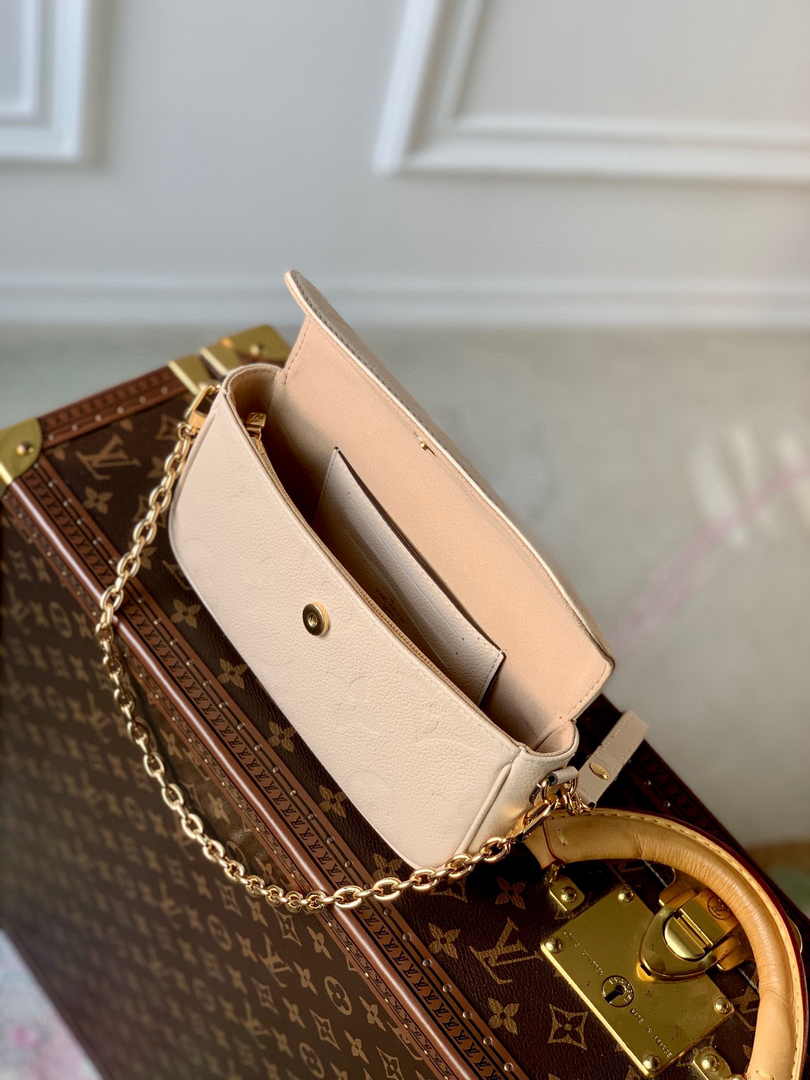 Louis Vuitton Wallet On Chain Lvy M82210 Beige Monogram Leather - Default Title - View 7