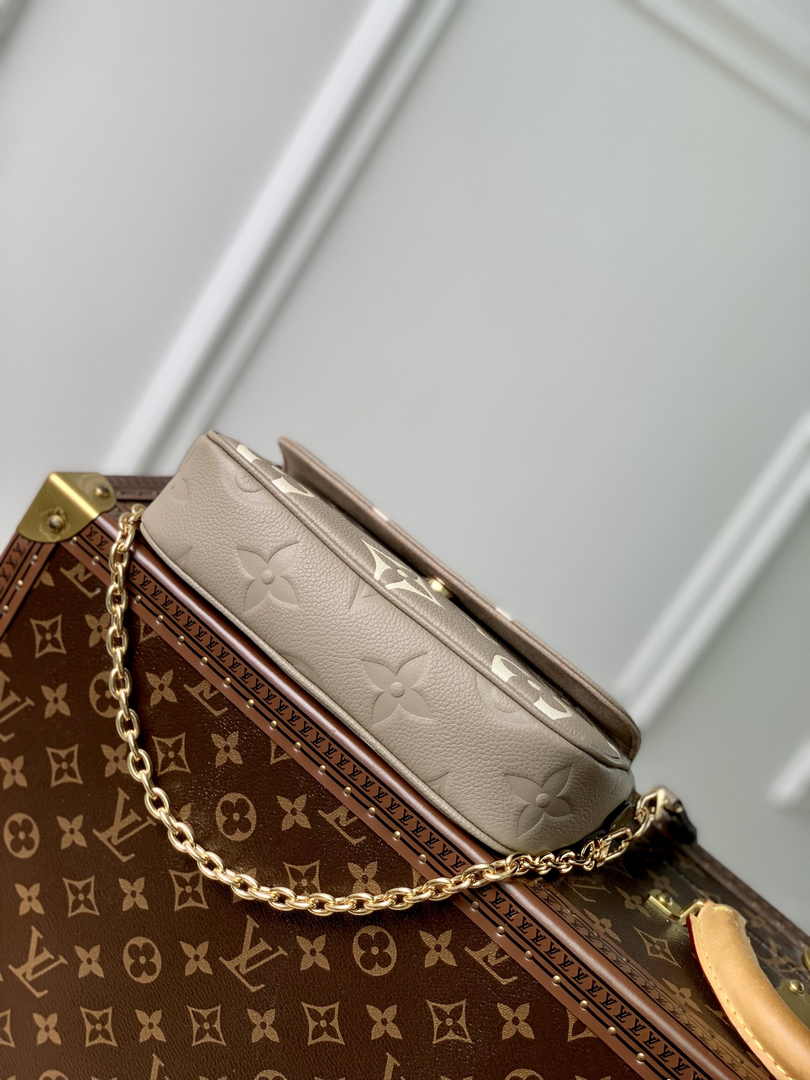 Louis Vuitton Wallet On Chain Lvy M82211 Gray Monogram Leather - Default Title - View 5