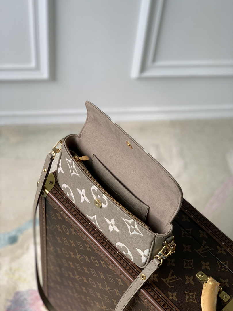 Louis Vuitton Wallet On Chain Lvy M82211 Gray Monogram Leather - Default Title - View 7