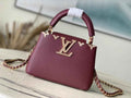 Louis Vuitton Capucines Mini M56669 Wine Red Taurillon leather
