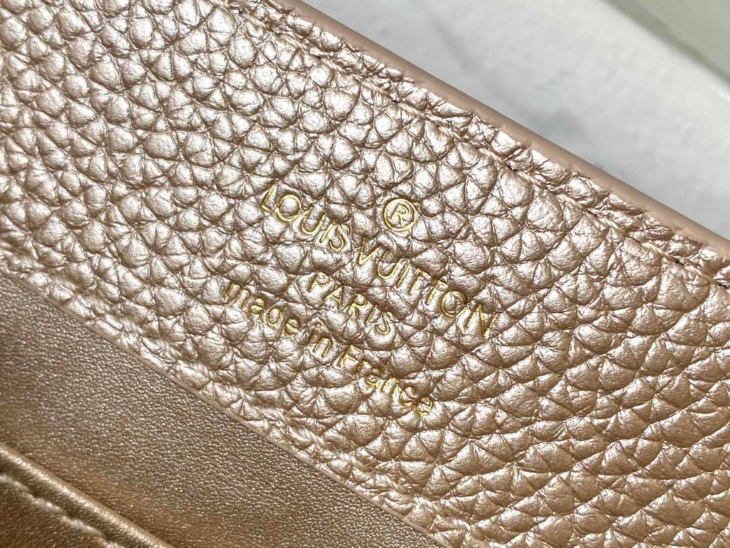Louis Vuitton Capucines Mini M56669 Gold Taurillon leather