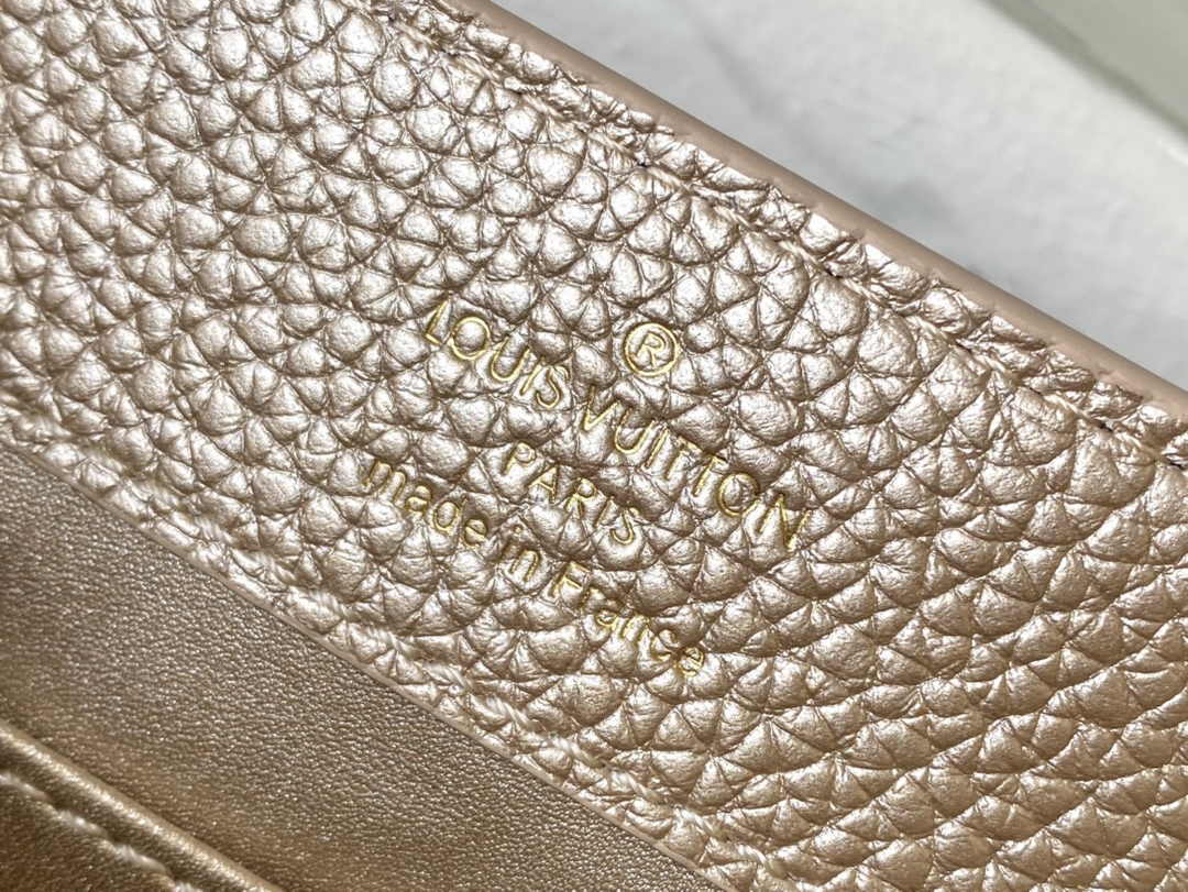 Louis Vuitton Capucines Mini M56669 Gold Taurillon leather