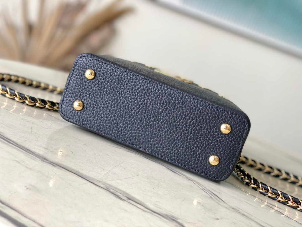 Louis Vuitton Capucines Mini M56669 Black Taurillon leather