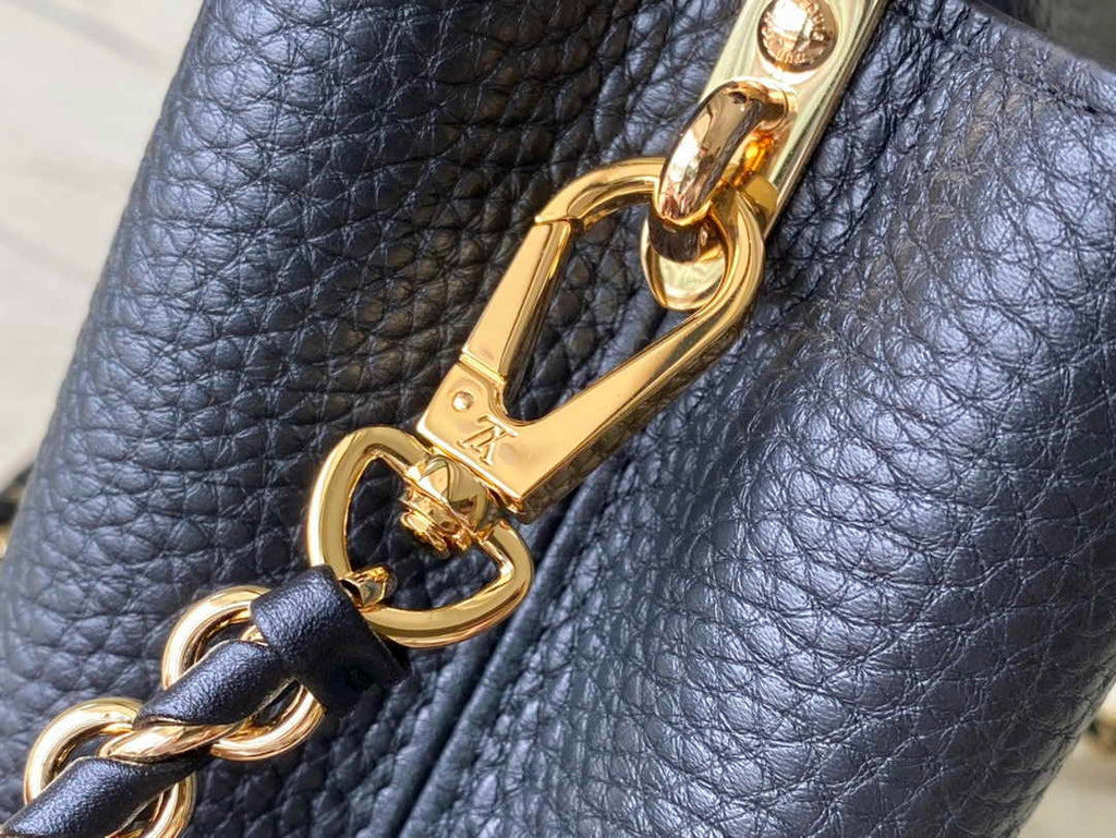 Louis Vuitton Capucines Mini M56669 Black Taurillon leather