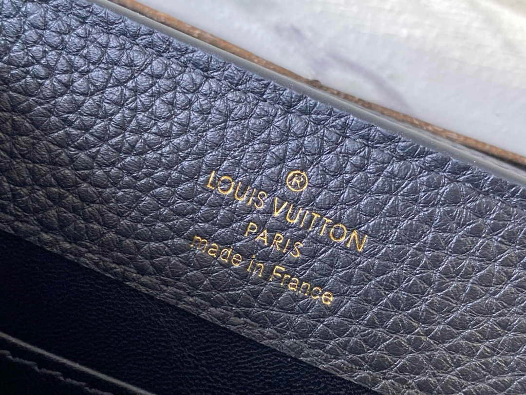 Louis Vuitton Capucines Mini M56669 Black Taurillon leather