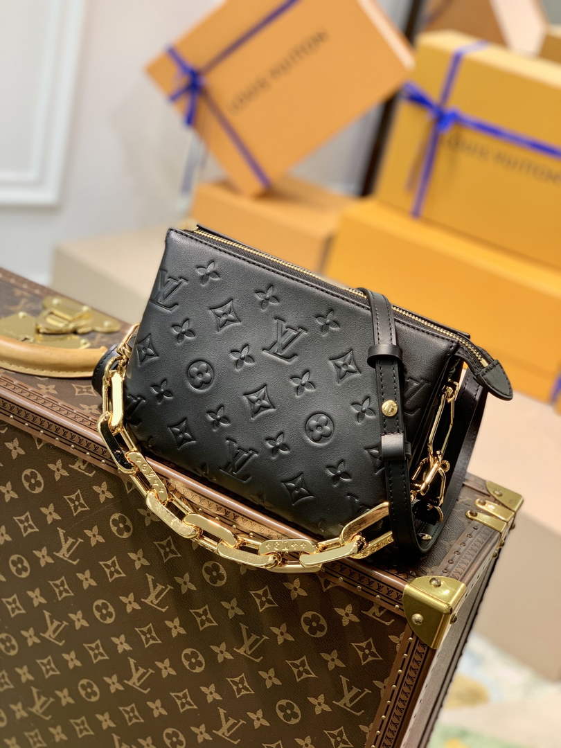 LV M20574 Louis Vuitton Coussin BB Handbags Black - Default Title - View 1