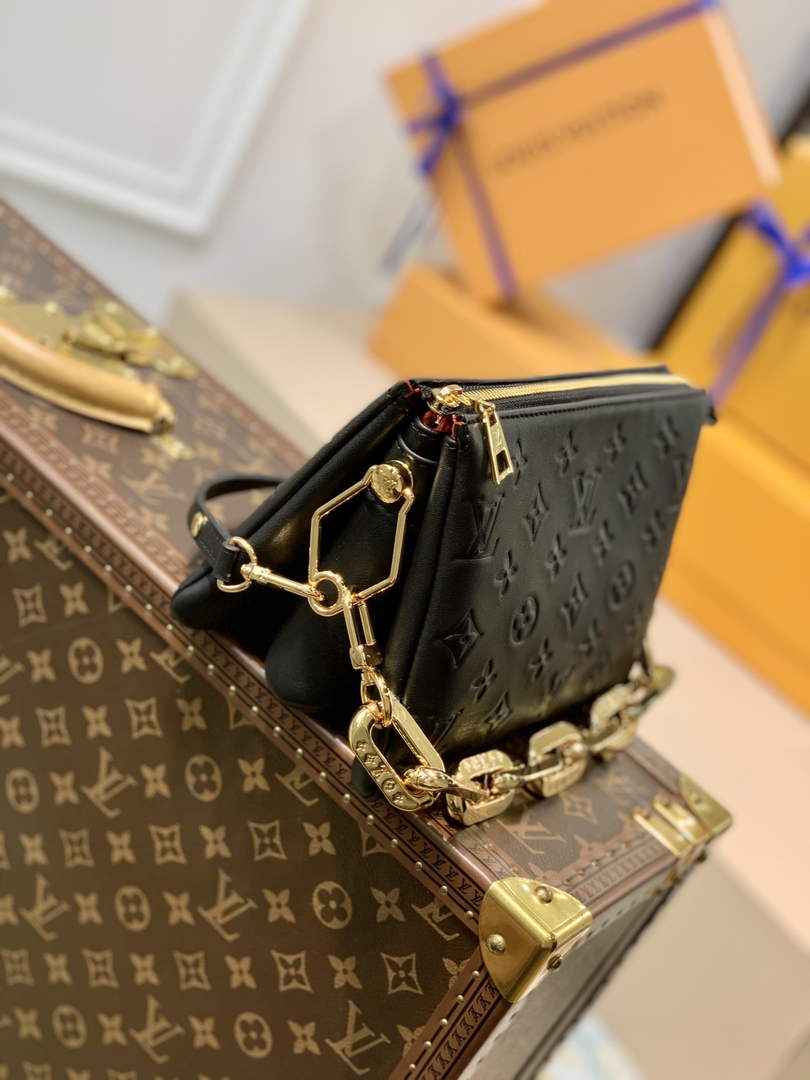 LV M20574 Louis Vuitton Coussin BB Handbags Black