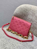 LV M20750 Louis Vuitton Coussin BB Handbags Fluo Pink