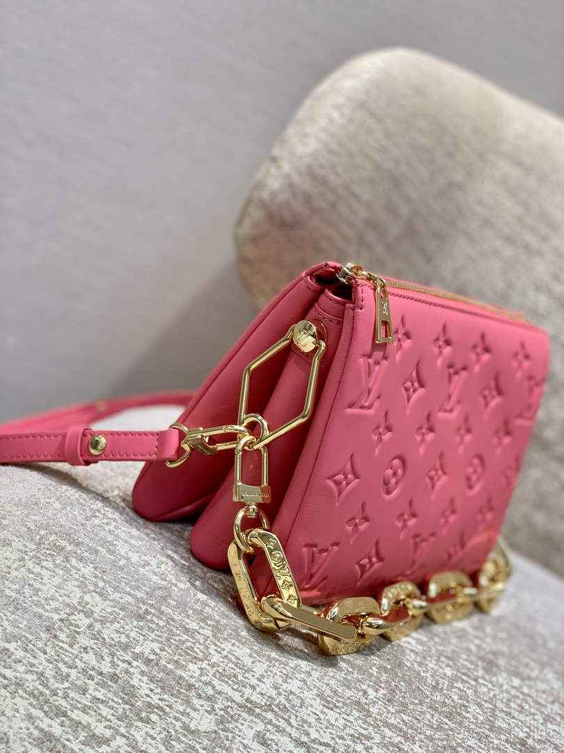 LV M20750 Louis Vuitton Coussin BB Handbags Fluo Pink
