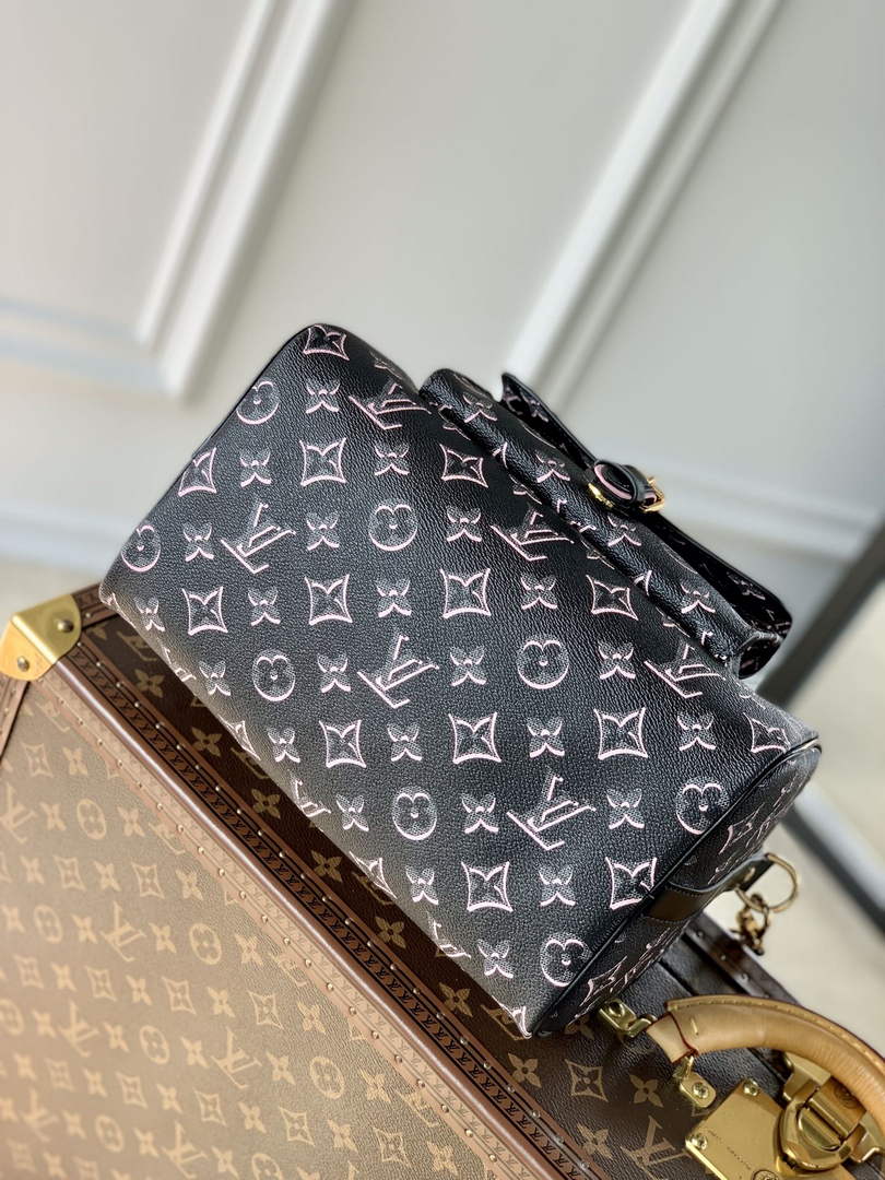 LV M20852 Louis Vuitton Speedy Bandoulière 25 Black