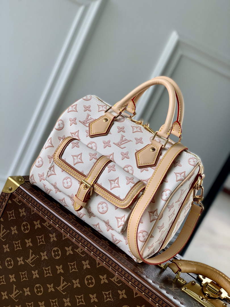 LV M20919 Louis Vuitton Speedy Bandoulière 25 Beige Clair