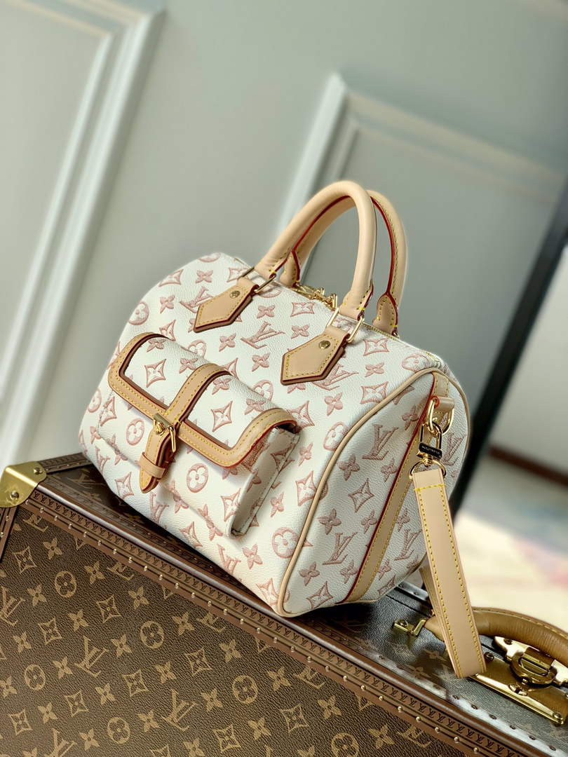LV M20919 Louis Vuitton Speedy Bandoulière 25 Beige Clair