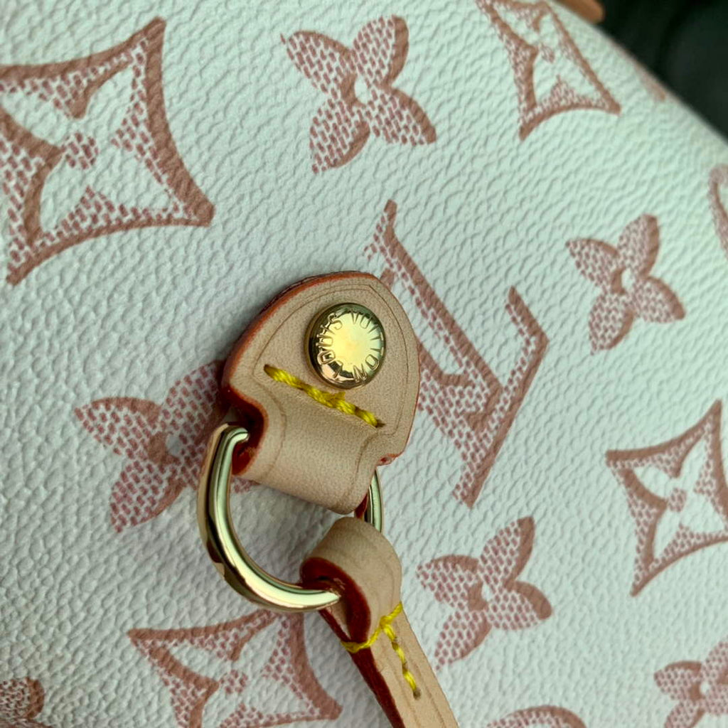 LV M20921 Louis Vuitton Neverfull MM Tote Bag Beige Clair