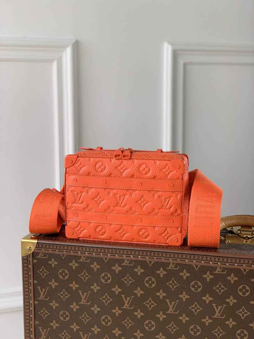 LV M20956 Louis Vuitton Handle Soft Trunk Men Bags Orange