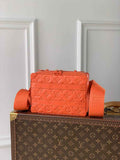 LV M20956 Louis Vuitton Handle Soft Trunk Men Bags Orange
