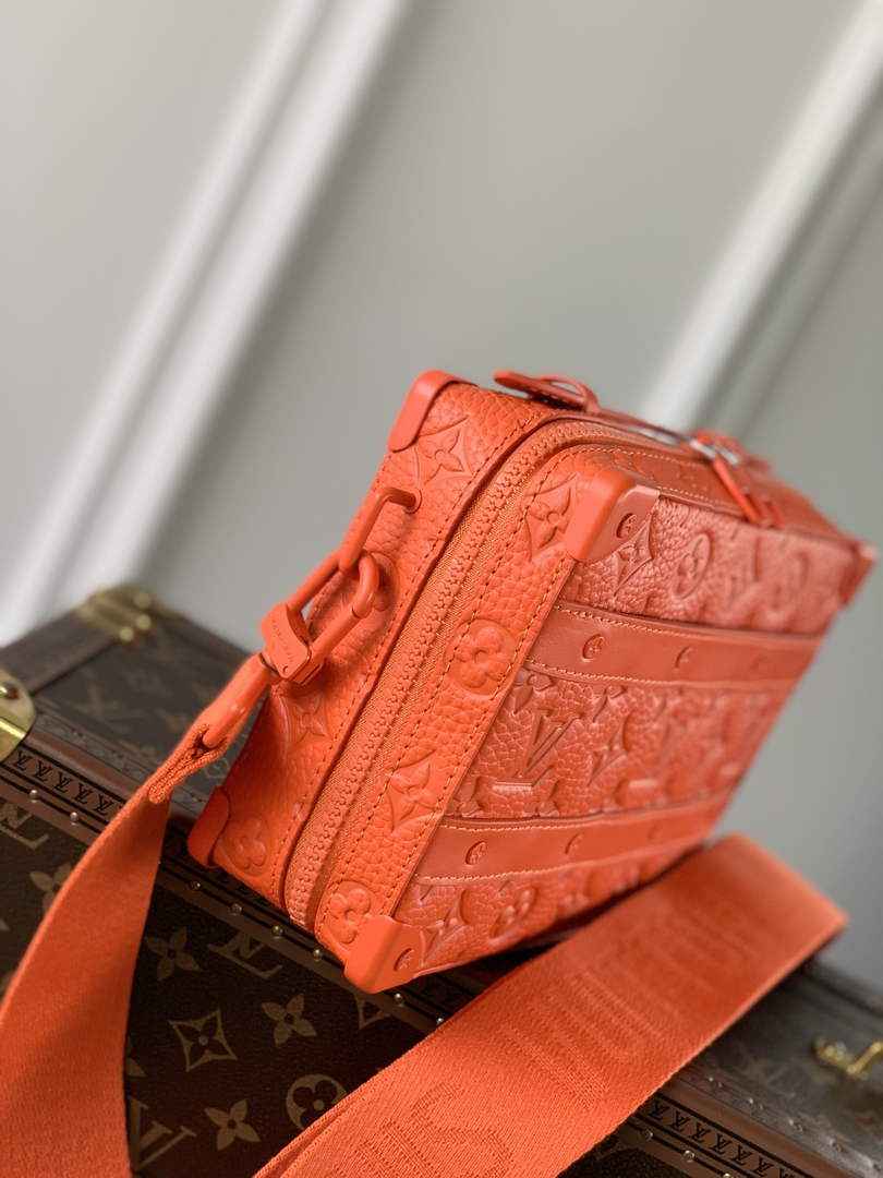 LV M20956 Louis Vuitton Handle Soft Trunk Men Bags Orange