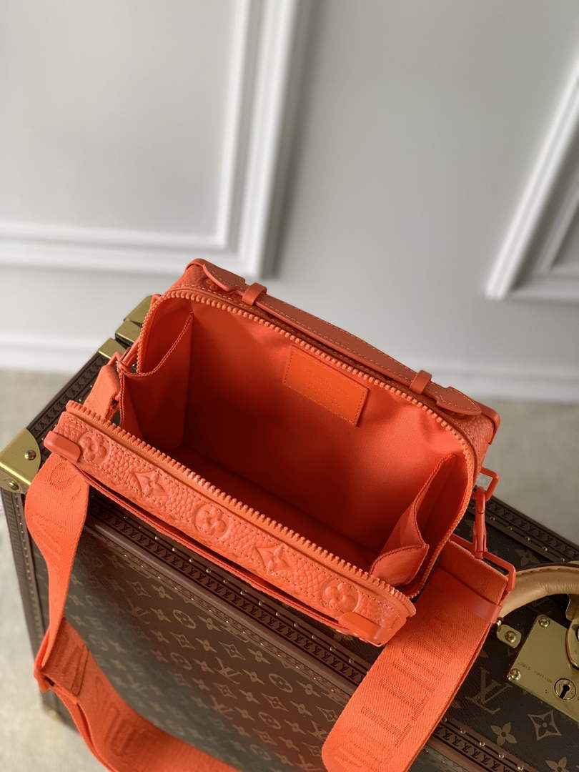 LV M20956 Louis Vuitton Handle Soft Trunk Men Bags Orange
