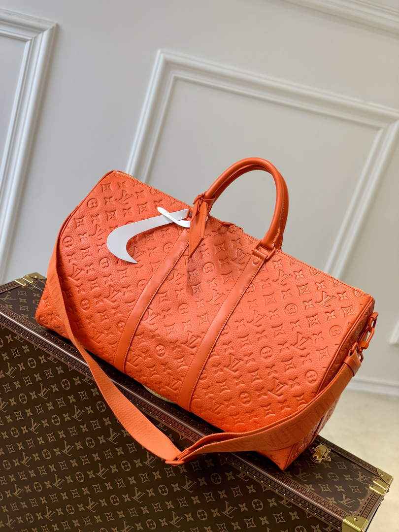 LV M20963 Louis Vuitton Keepall Bandoulière 50 monogram Orange
