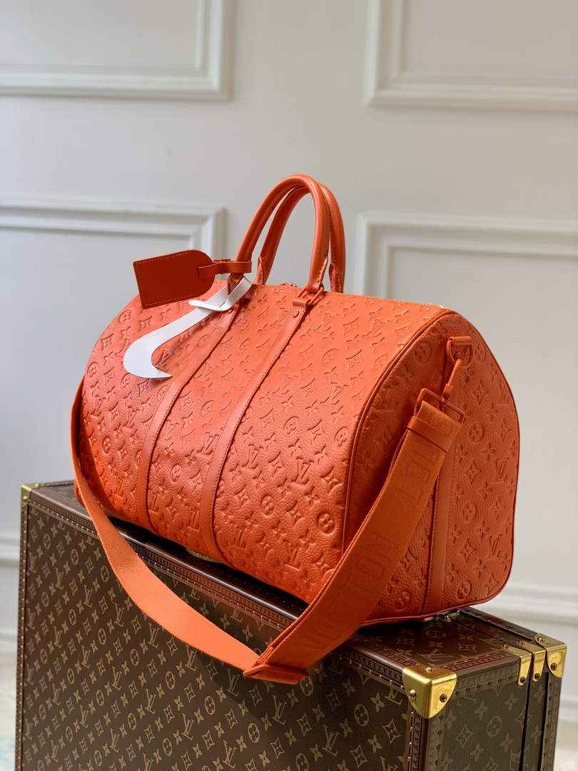 LV M20963 Louis Vuitton Keepall Bandoulière 50 monogram Orange