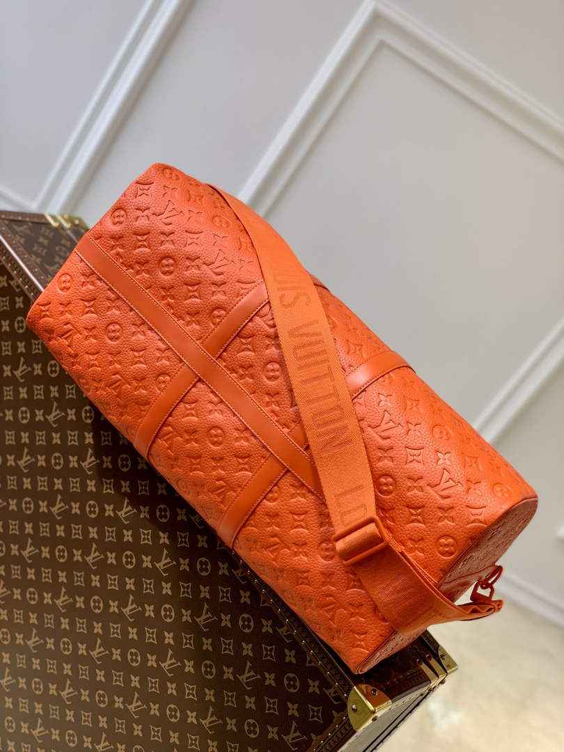 LV M20963 Louis Vuitton Keepall Bandoulière 50 monogram Orange