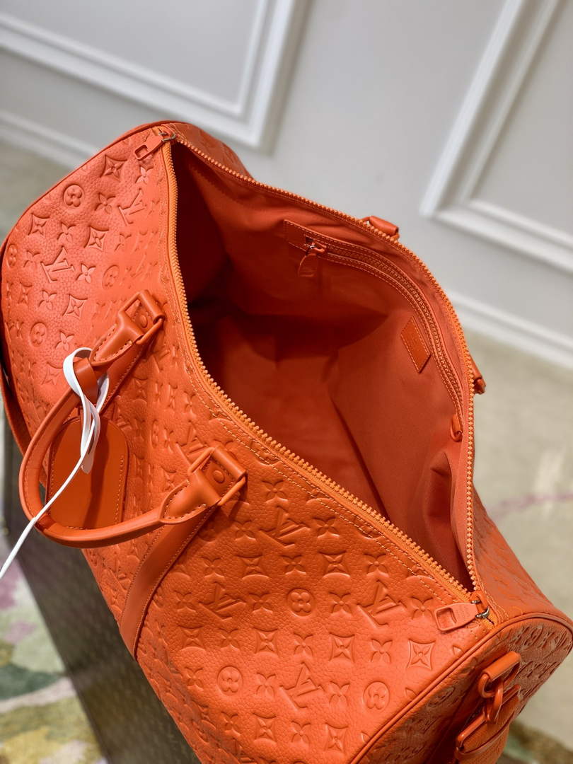 LV M20963 Louis Vuitton Keepall Bandoulière 50 monogram Orange