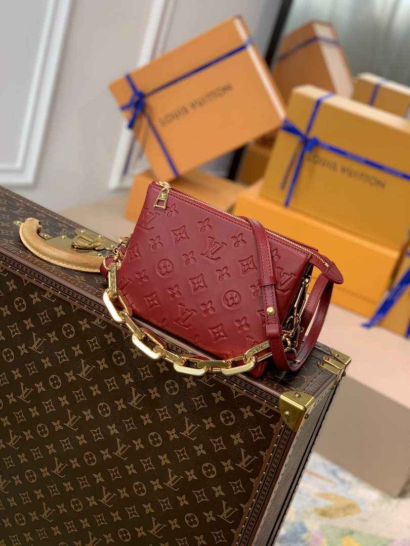 LV M21191 Louis Vuitton Coussin BB Handbags Red