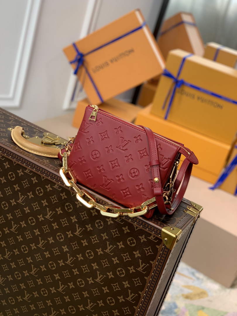 LV M21191 Louis Vuitton Coussin BB Handbags Red - Default Title - View 1
