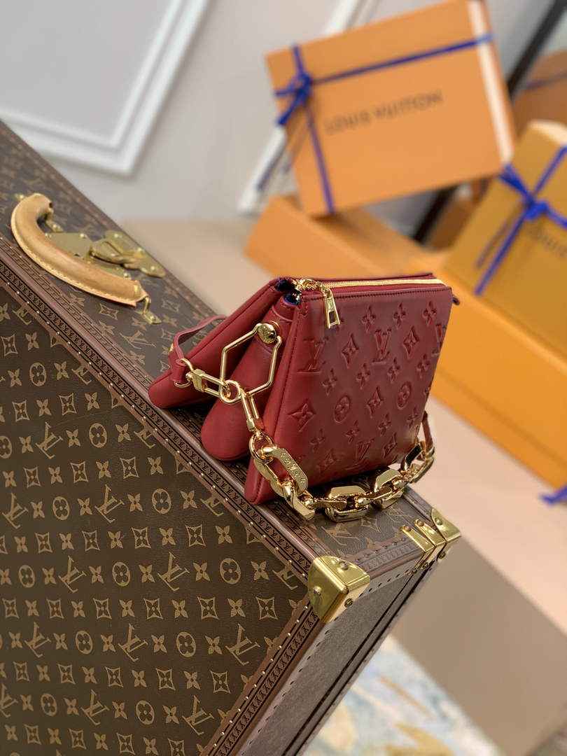 LV M21191 Louis Vuitton Coussin BB Handbags Red