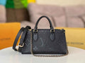 LV M23640 Louis Vuitton OnTheGo East West Monogram Empreinte Leather Black - Default Title - View 1