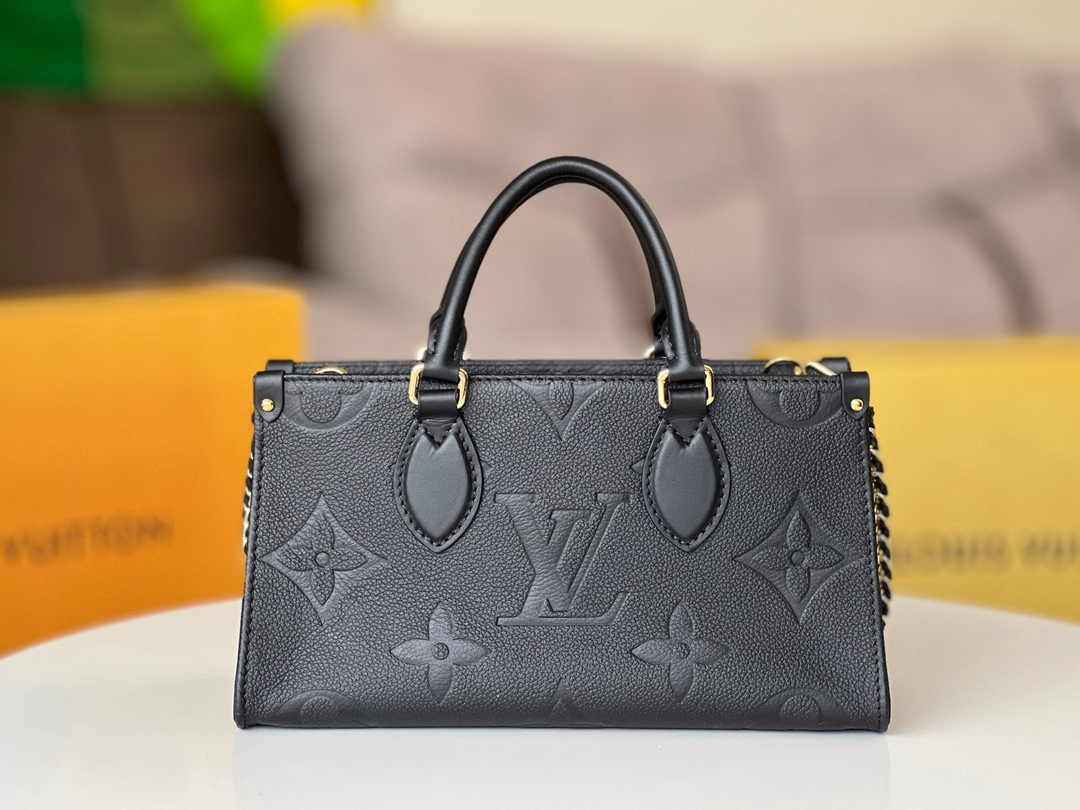 LV M23640 Louis Vuitton OnTheGo East West Monogram Empreinte Leather Black - Default Title - View 2