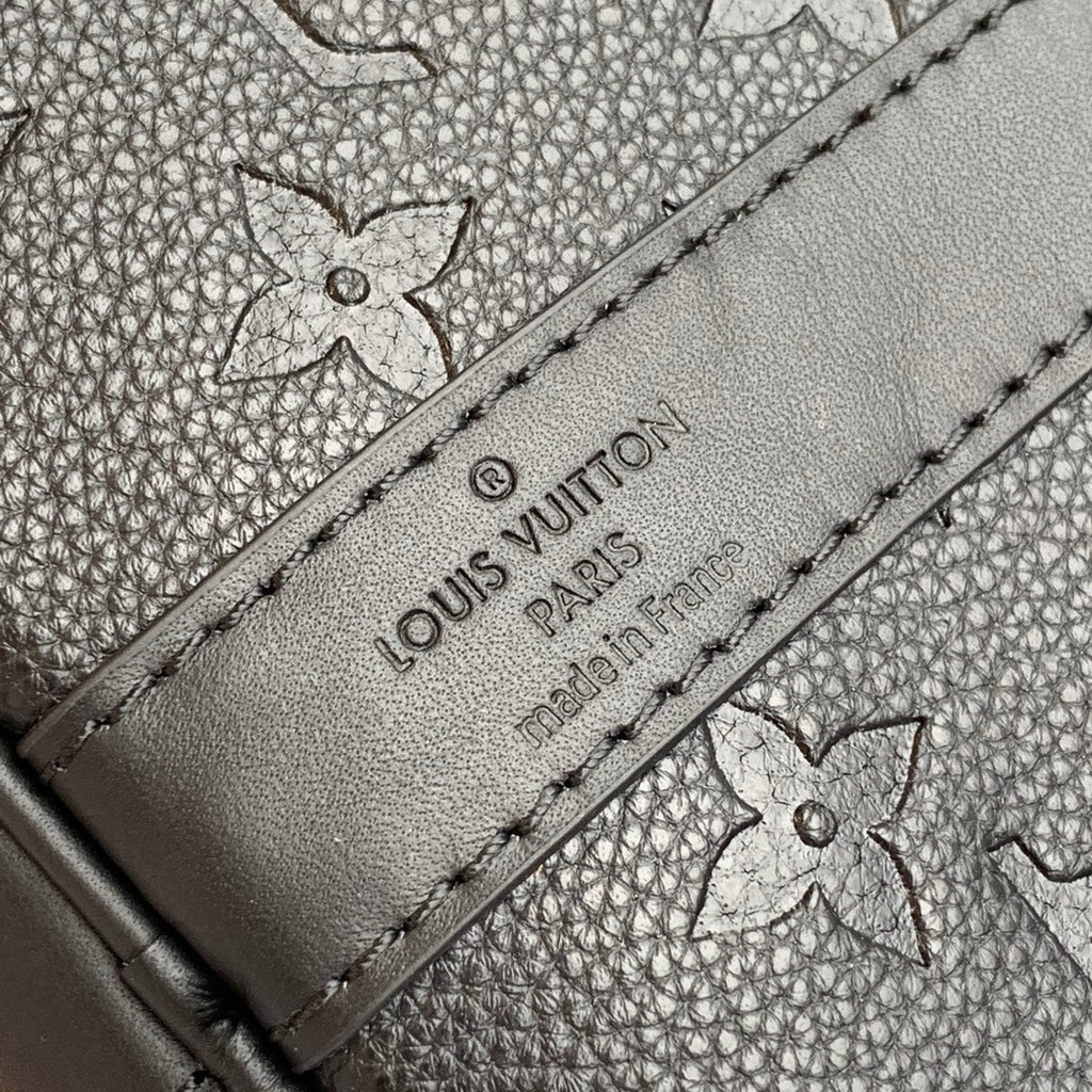LV M45532 Louis Vuitton Keepall Bandouliere 45 Travel Bag Black