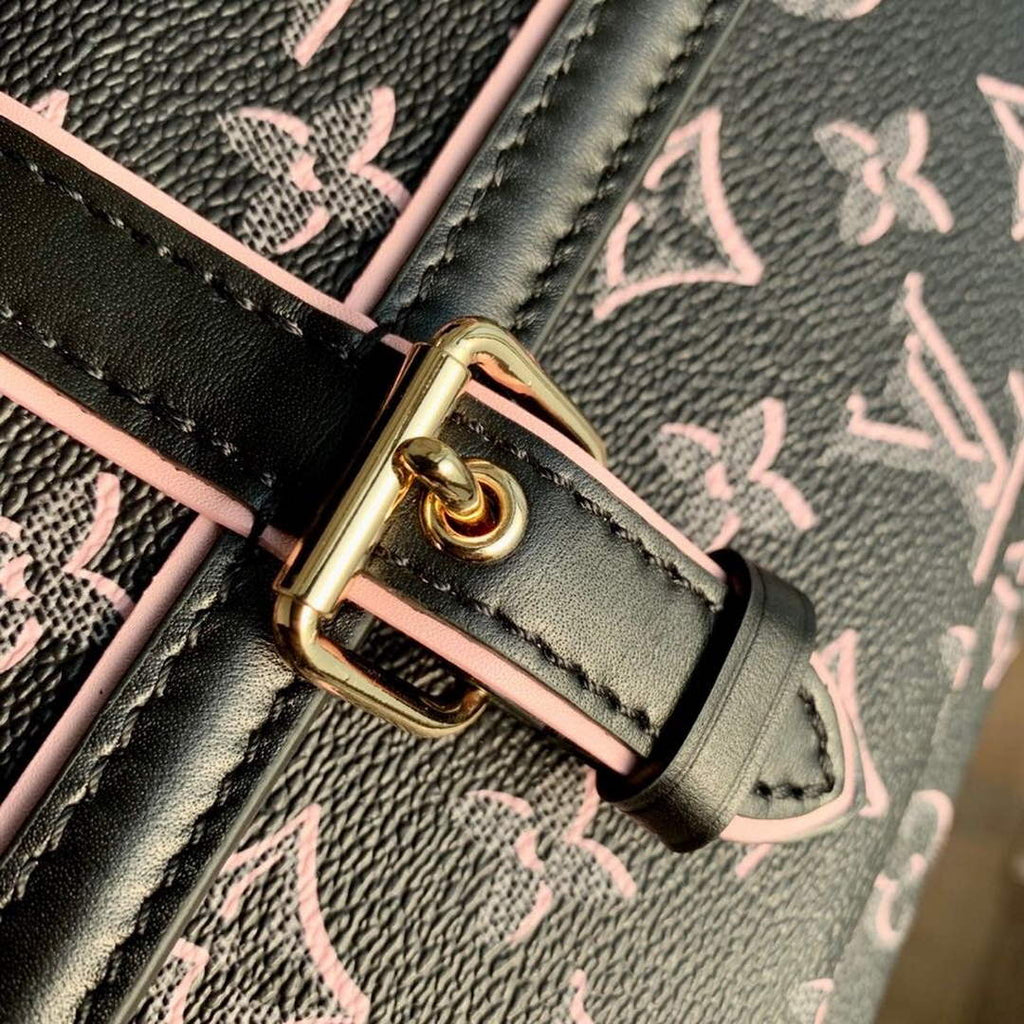 LV M46154 Louis Vuitton OnTheGo MM Tote Bag Black - Default Title - View 5