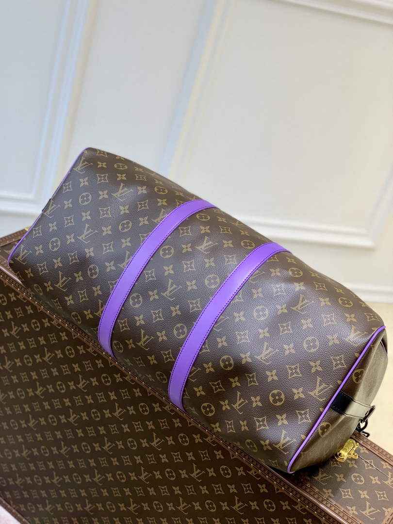 LV M46257 Louis Vuitton Keepall Bandouliere 50 Travel Bag