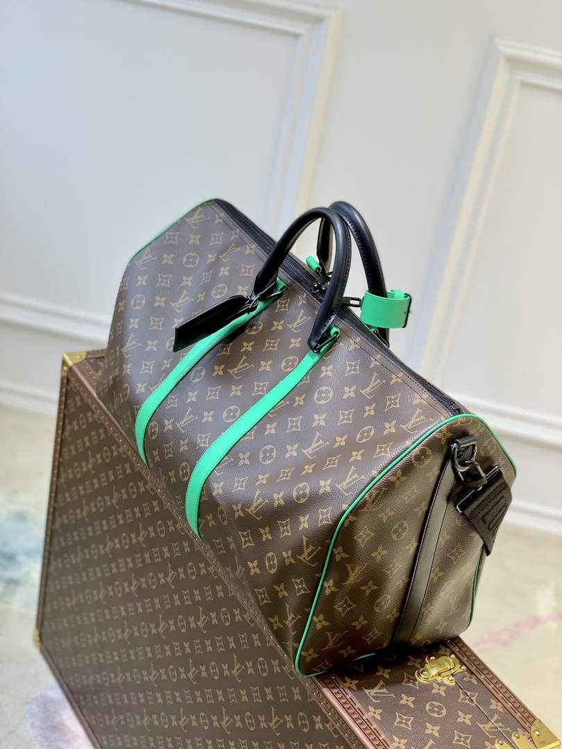 LV M46259 Louis Vuitton Keepall Bandouliere 50 Travel Bag