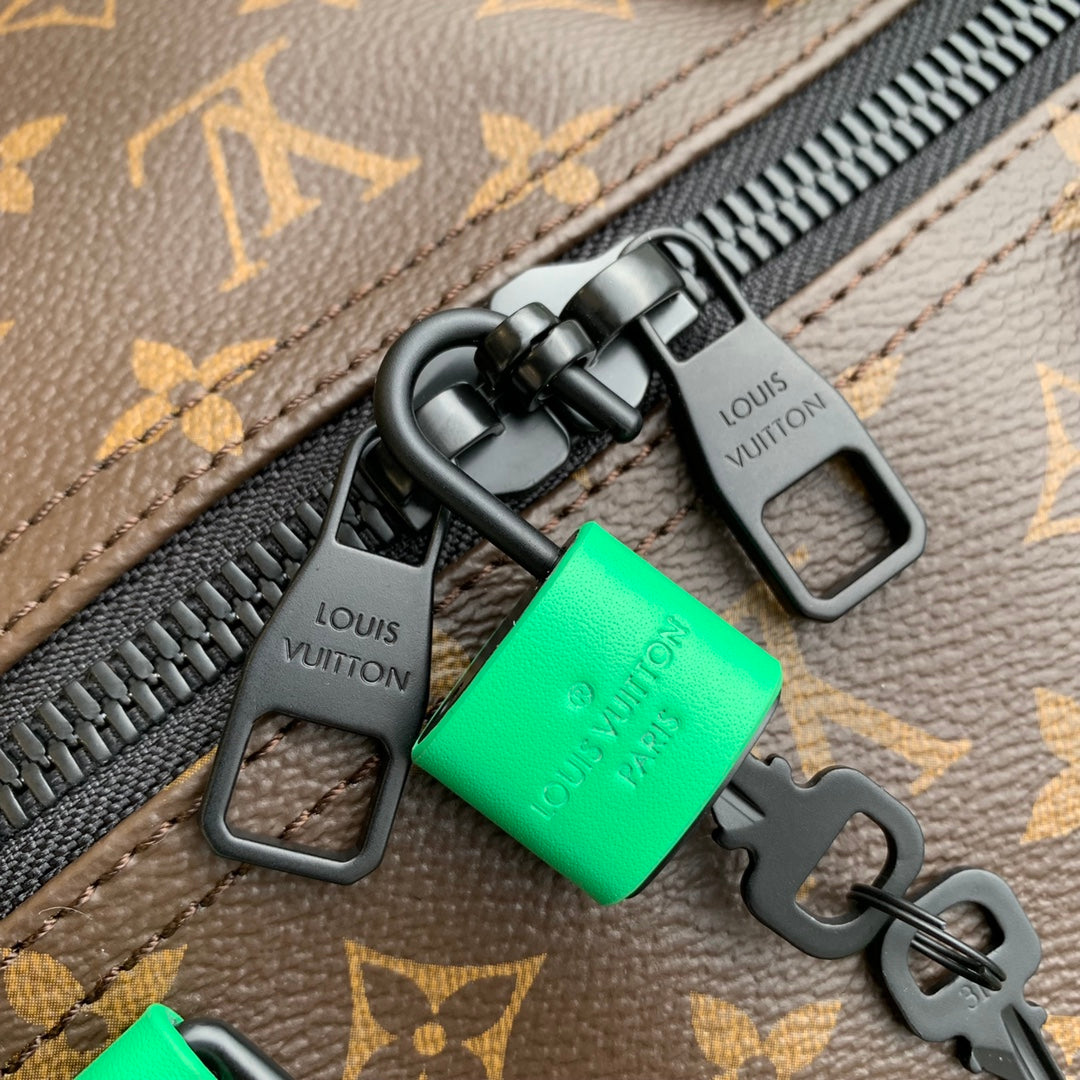 LV M46259 Louis Vuitton Keepall Bandouliere 50 Travel Bag