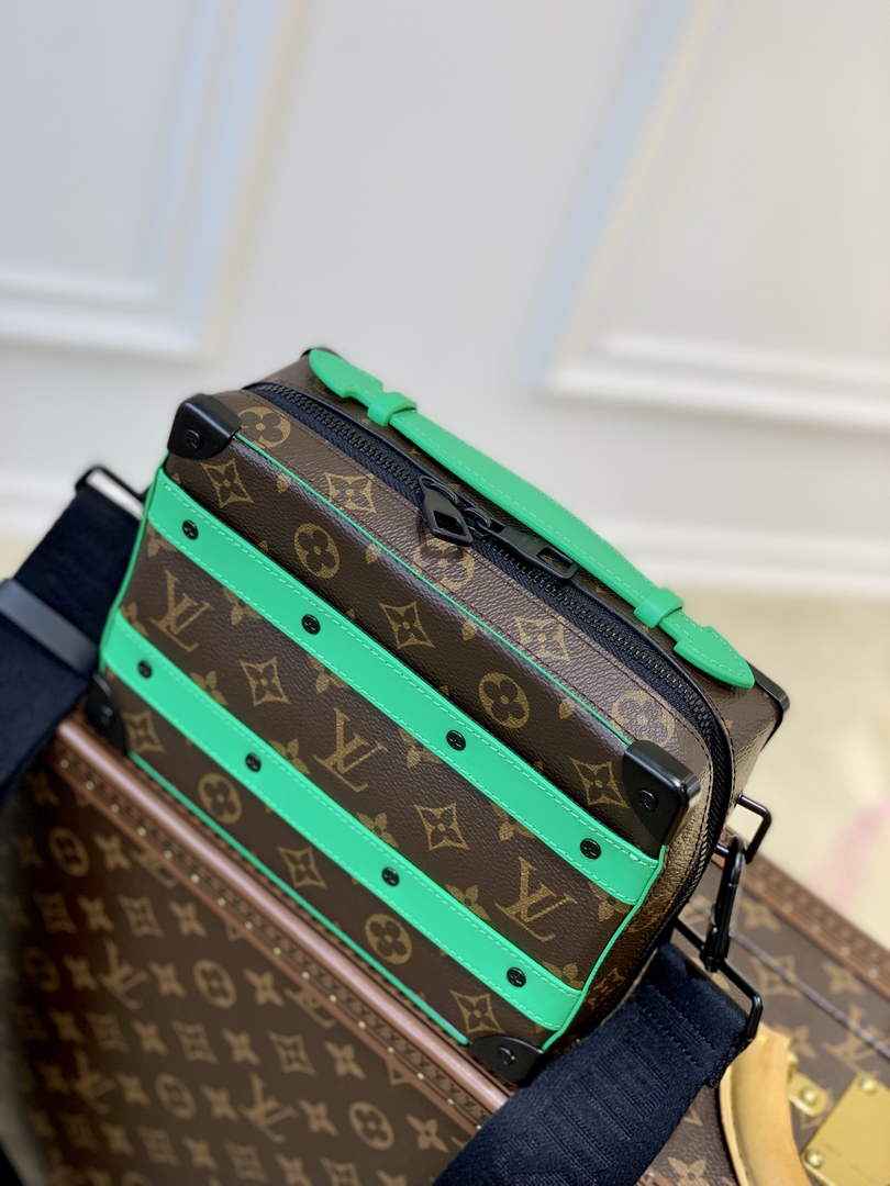 LV M46264 Louis Vuitton Handle Soft Trunk Men Bags Green