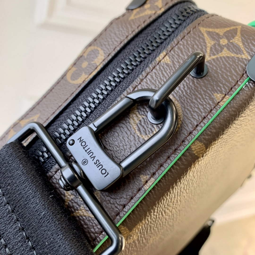 LV M46264 Louis Vuitton Handle Soft Trunk Men Bags Green - Default Title - View 7