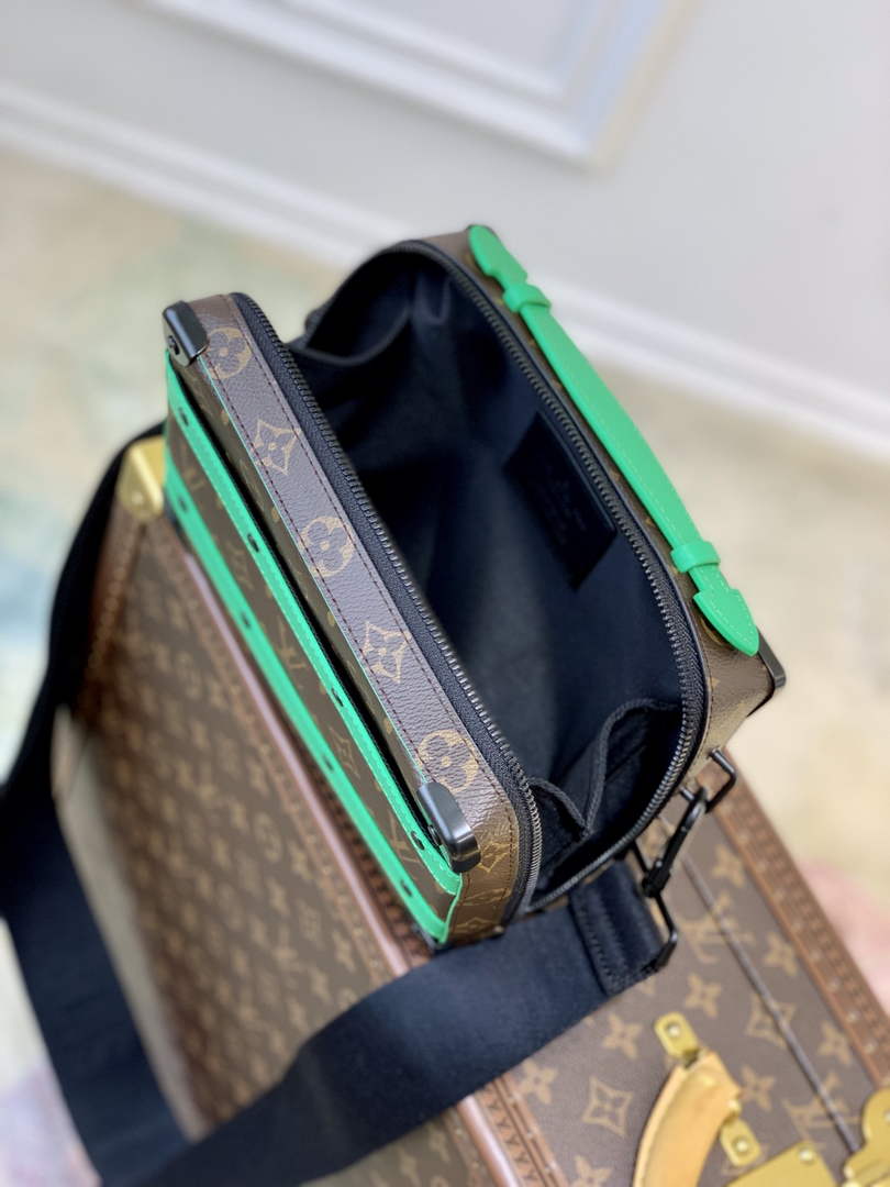 LV M46264 Louis Vuitton Handle Soft Trunk Men Bags Green - Default Title - View 9
