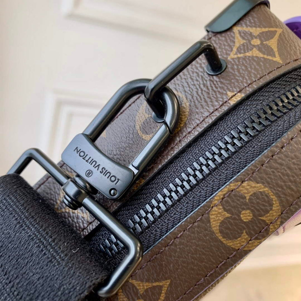 LV M46264 Louis Vuitton Handle Soft Trunk Men Bags Purple - Default Title - View 6