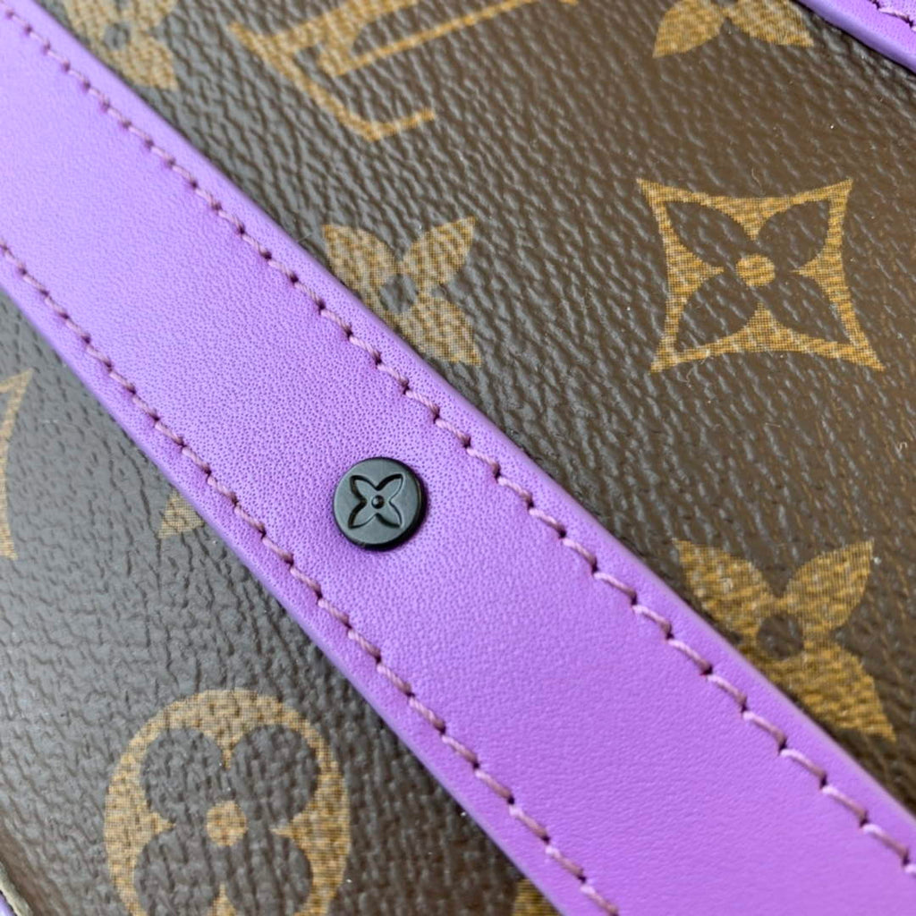 LV M46264 Louis Vuitton Handle Soft Trunk Men Bags Purple - Default Title - View 7