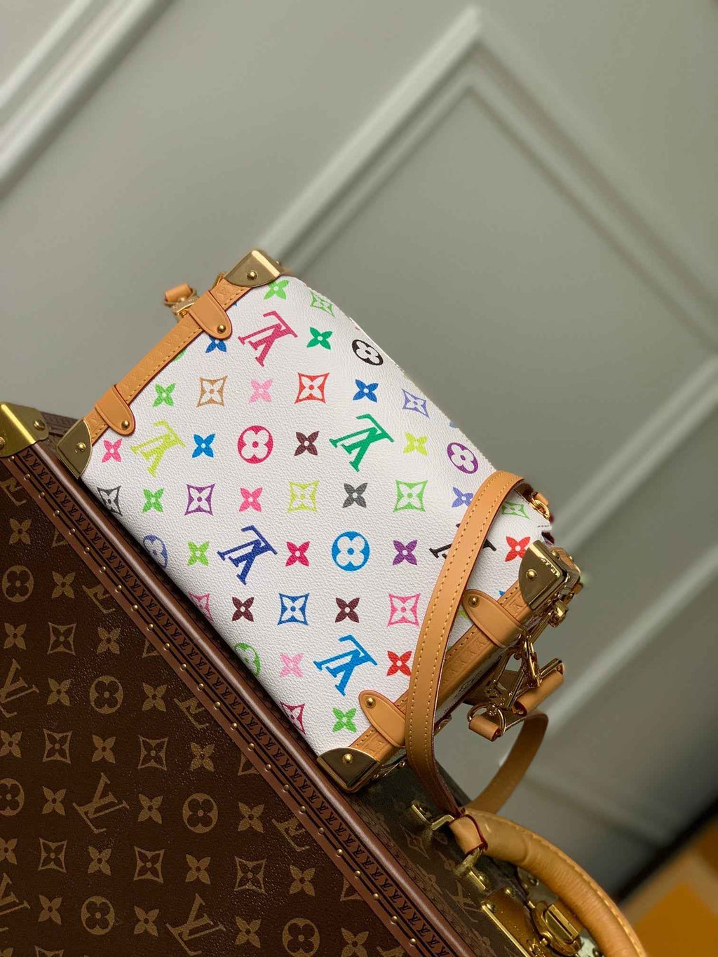 Louis Vuitton Side Trunk MM M46358 Monogram white - Default Title - View 2