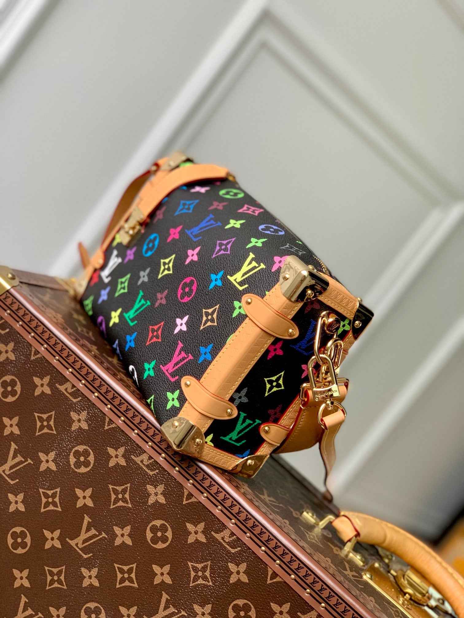 Louis Vuitton Side Trunk MM M46358 Monogram black - Default Title - View 3