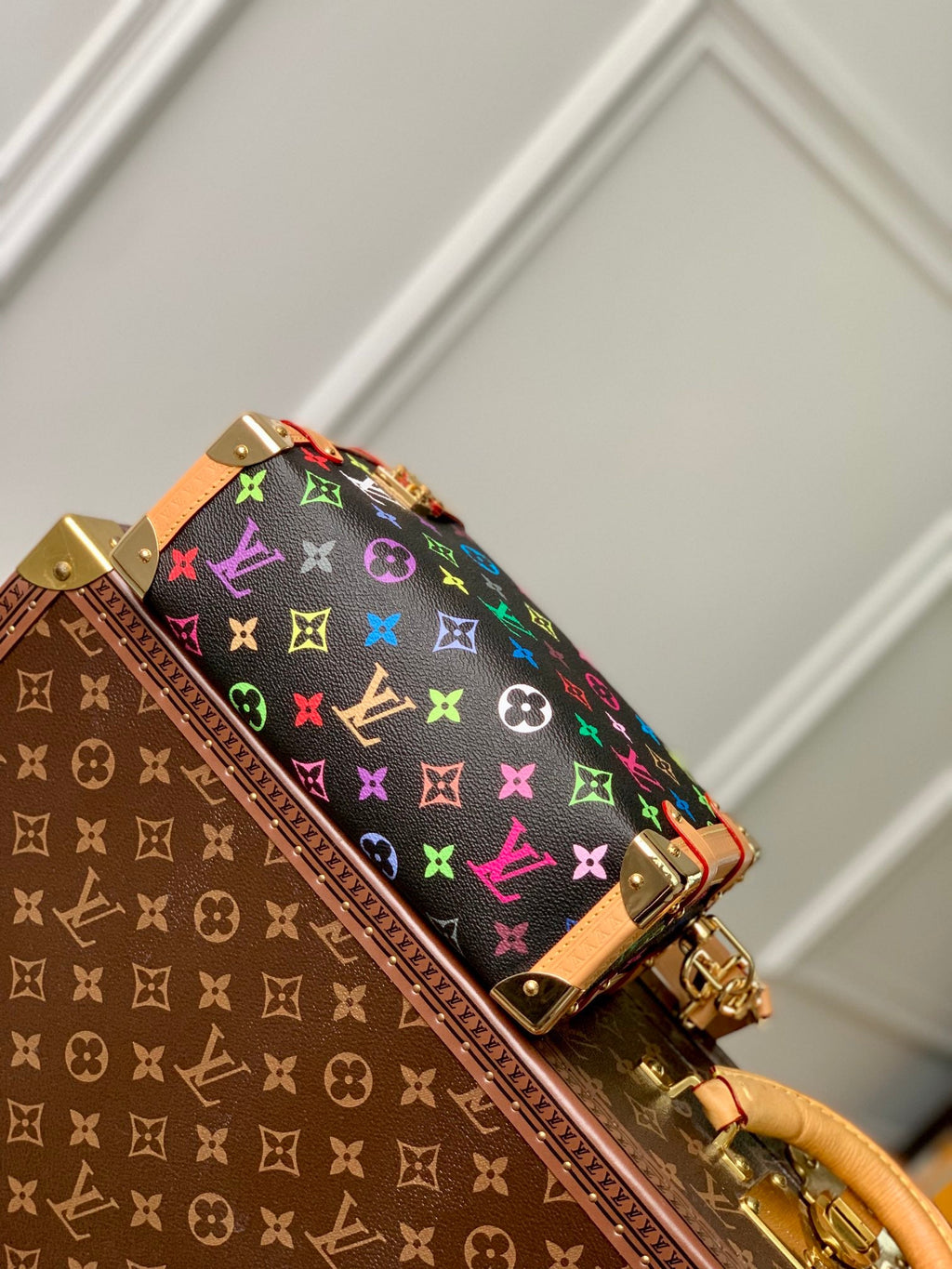 Louis Vuitton Side Trunk MM M46358 Monogram black - Default Title - View 4