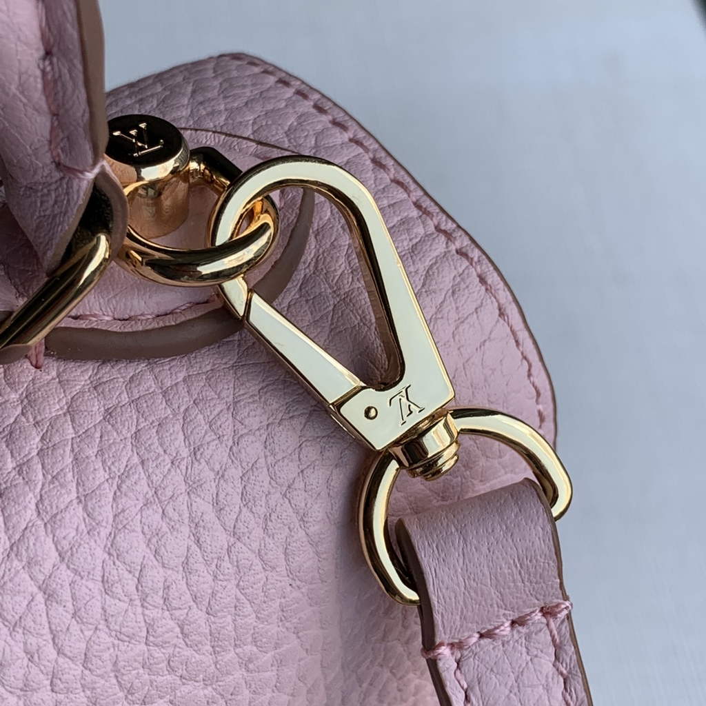 LV M57093 Louis Vuitton Twist One Handle PM Taurillon Leather Pink - Default Title - View 6