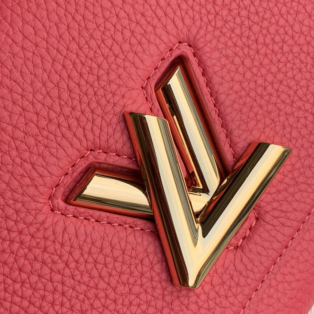 LV M57093 Louis Vuitton Twist One Handle PM Taurillon Leather Plum - Default Title - View 6