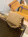 LV M57796 Louis Vuitton Coussin BB Handbags Apricot